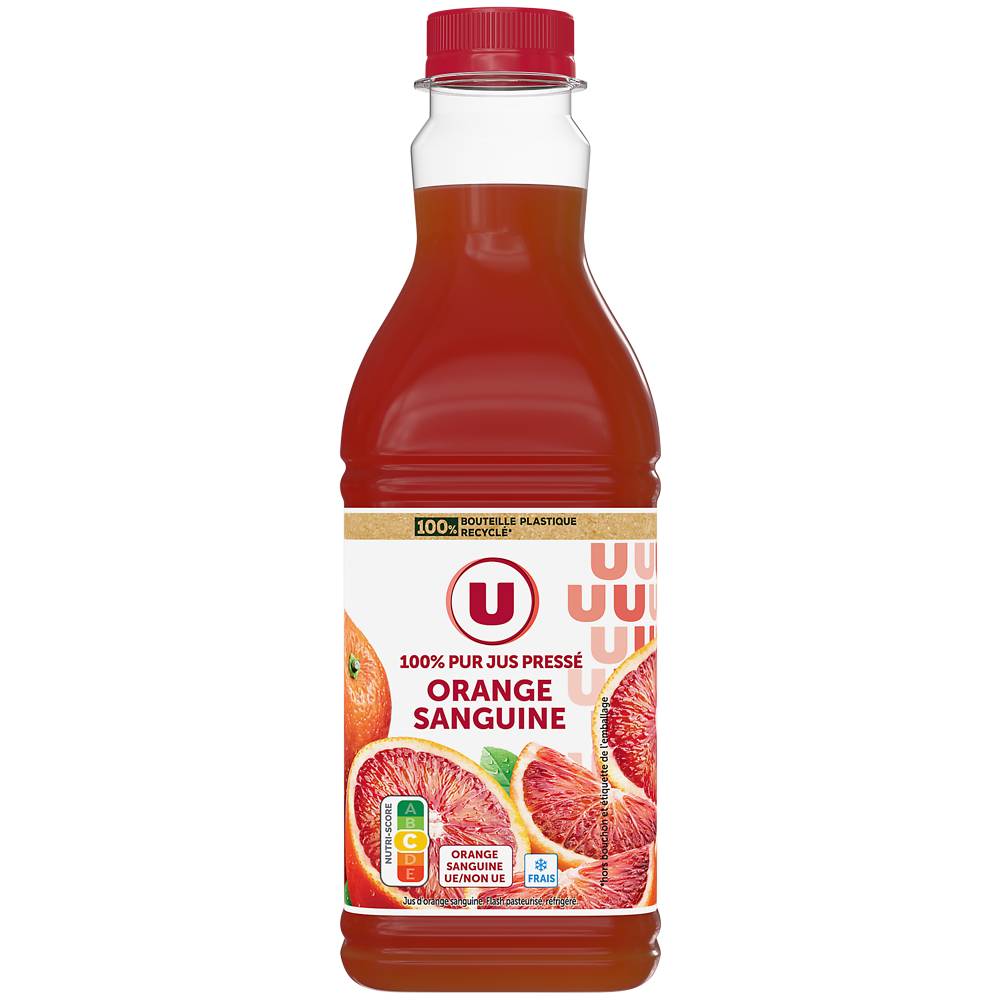 Pur jus r?frig?r? d'oranges sanguines 90cl