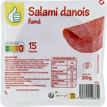 salami pouce auchan