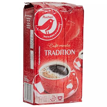 caf? tradition moulu Auchan