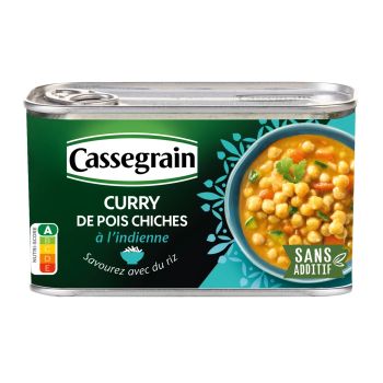 casse grain curry de pois chiches