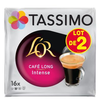 lot tassimo caf? long intense 