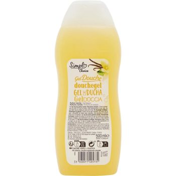 gel douche vanille simply