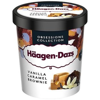 Pot glace vanille caramel brownie H?agen-Dazs