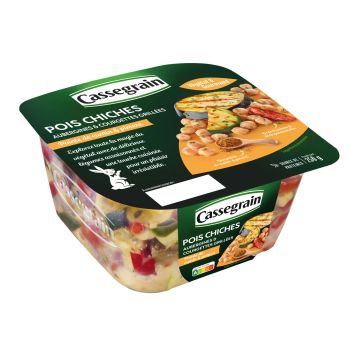 Salade de Pois Chiches Aubergines et Courgettes Grillées CASSEGRAIN