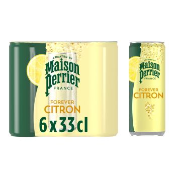 Eau Gazeuse Aromatisee Maison Perrier Citron Boite Slim 33cl X 6 - PERRIER