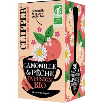 Infusion camomille pêche BIO Clipper - Intermarché