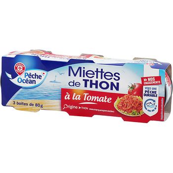 Miettes de thon à la tomate