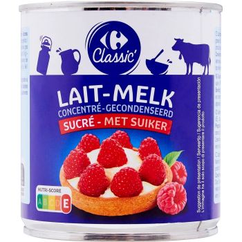 Lait concentré sucré