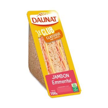 Le club sandwich Jambon emmental - DAUNAT