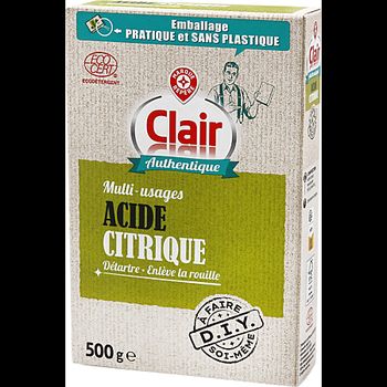 Comparez Acide Citrique Clair Marque Repaire 500g
