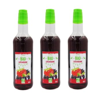 Sirop De Grenadine Bio France - Bouteille 50cl AGIDRA