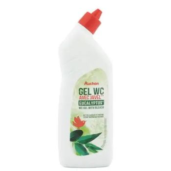 AUCHAN Gel WC avec Javel Eucalyptus