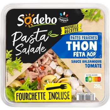 Salade Pâtes Fraîches Thon Féta AOP SODEBO