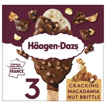 Glace Bâtonnet Cracking Macadamia Nut Brittle HAAGEN-DAZS