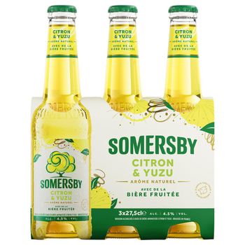 Bière Aromatisée Citron Yuzu SOMERSBY