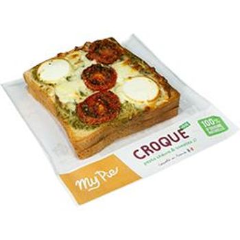 Croque monsieur végétarien pesto chèvre et tomates My Pie