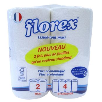 FLOREX Essuie tout 2 rouleaux
