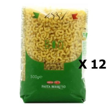 Comparez Lot 12x Pâtes Italiennes Coquillette Bio N°252 - 1881 Pasta Berruto - Paquet 500g PASTA BERRUTO - 1881