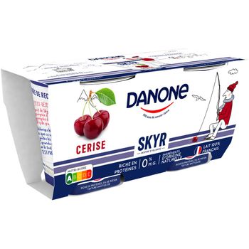 Comparez Skyr Cerise 0% MG DANONE