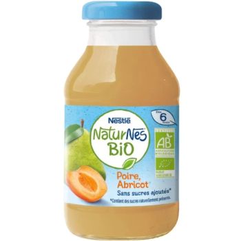 Boissons Bébé Bio Dès 6 mois, Poire & Abricot, Sans Sucres Ajoutés NESTLE