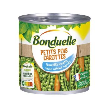 Bonduelle petits pois carottes