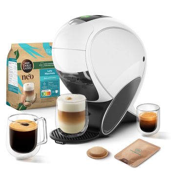 Comparez Cafetière à dosette Dolce Gusto Blanc Neo KP850110 KRUPS