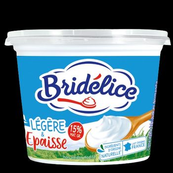 Comparez bridelice légère et epaisse