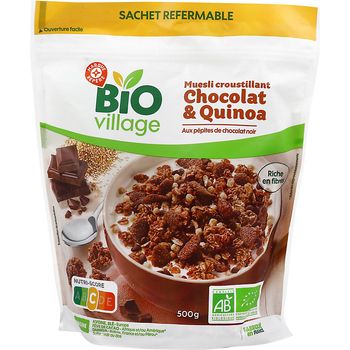 Muesli croustillant Chocolat & Quinoa