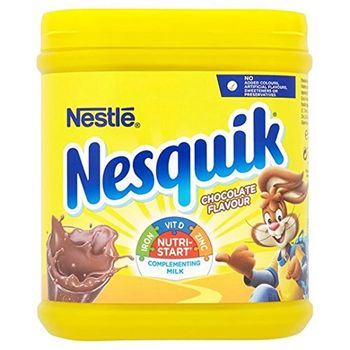 Comparez Nesquik® 30% Less Sugar Chocolate Milkshake Powder 450g Tub
