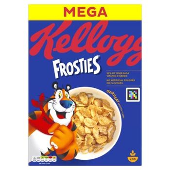 Comparez Kellogg's Frosties Breakfast Cereal Crunchy Frosted Cornflakes