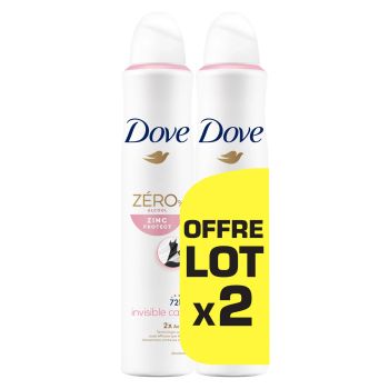 Déodorant spray 0% Zinc Protect 72H Invisible Care DOVE