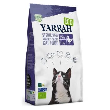 Yarrah Chat Stérilisé Croquettes Sans Céréales Poulet Bio - 2 Kg YARRAH