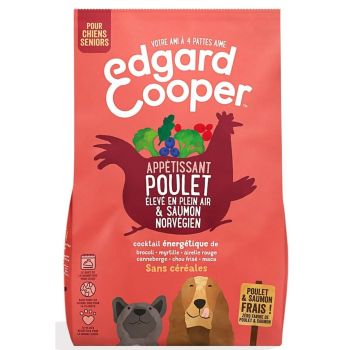 Comparez Edgard & Cooper Chien Senior Croquettes Au Poulet Et Saumon Frais - 2,5 Kg
