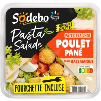 Pasta salade Poulet Pané