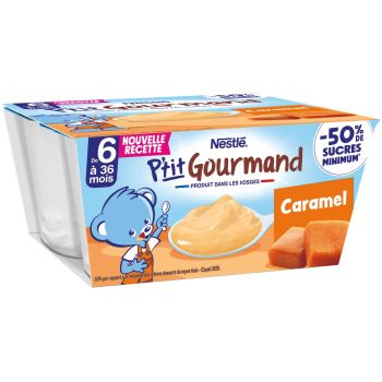 Comparez Dessert bébé caramel NESTLE