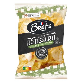 Comparez Chips rôtisserie ail et herbes BRET'S