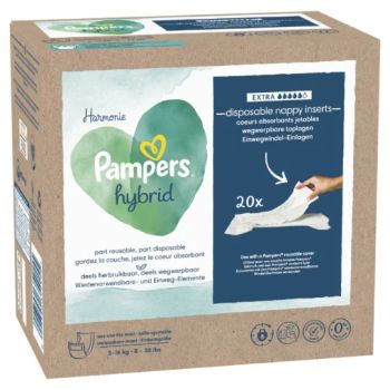 Comparez Couches Bébé 3-16kg Jetables Harmonie Hybrid PAMPERS