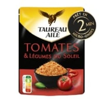 Comparez Taureau aile doypack basmati tomate 220g