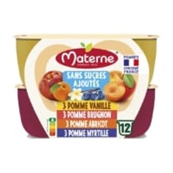 Comparez Compote sans sucre ajouté