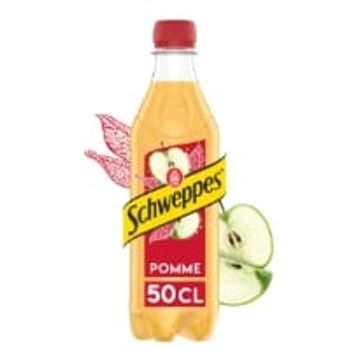 Comparez Blle Pet 50CL Schweppes Pomme