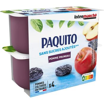 Comparez Puree de fruits pomme pruneau ssa 4x100g