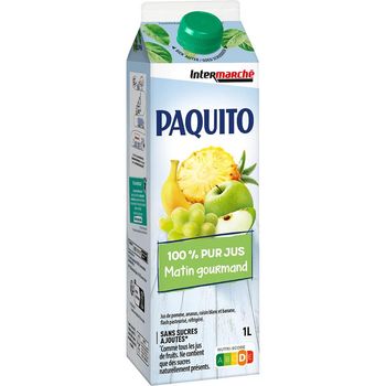 Comparez Pur jus matin gourmand brique 1l