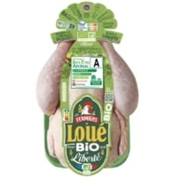 Comparez Poulet blanc fermier Bio LOUE