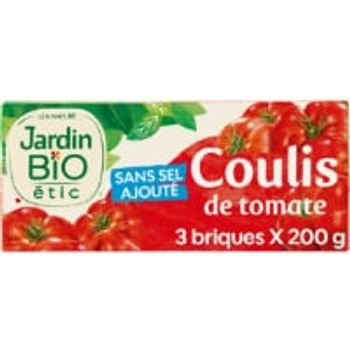 Comparez Coulis de tomate bio