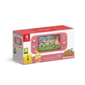 Comparez Console Switch Lite Corail Animal Crossing New Horizons NINTENDO