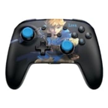 Comparez Manette Sans Fil Powera Lumectra Wake Up Link Pour Nintendo Switch Noir Et Bleu