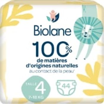 Comparez Couches Bébé Taille 4 7-18kg Naturelles BIOLANE