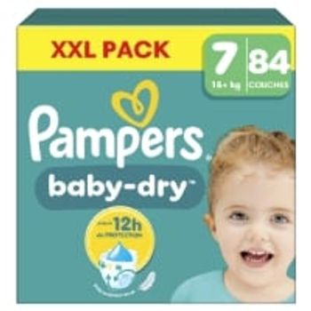 Comparez Couches Baby-Dry 15kg Taille 7 PAMPERS
