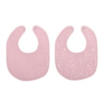 Comparez Lot De 2 Bavoirs Bébé "absorbant" 27cm Rose