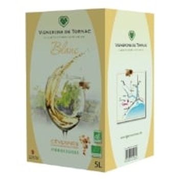 Comparez Vin Blanc IGP Cévennes Bio VIGNERONS DE TORNAC